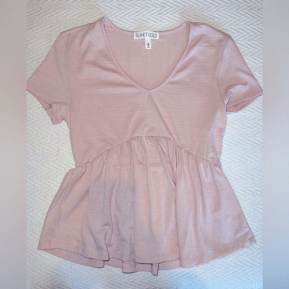 Brand new condition, planet gold pink top